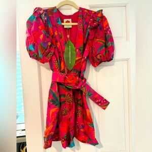 FARM Rio Pink Macaw Party Organic Cotton Romper (SOLD OUT ONLINE)